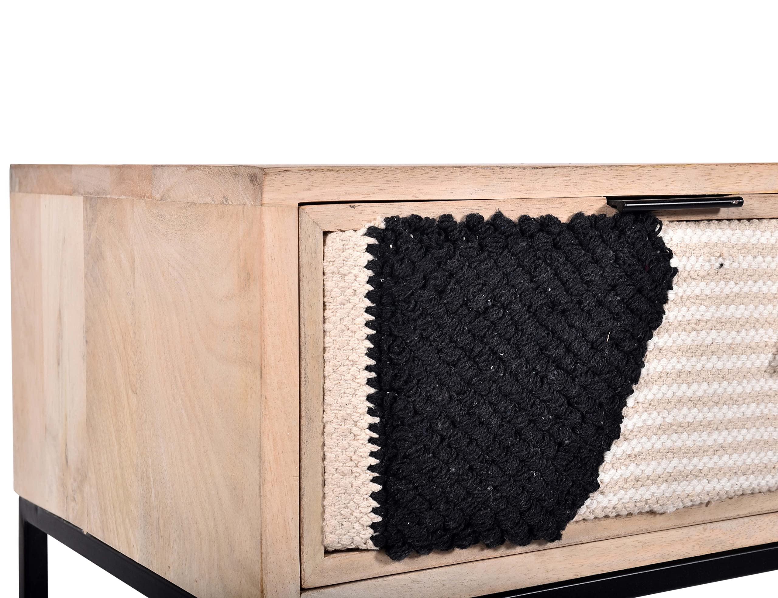 Progressive Furniture Layover Console Sofa Table, Tan/Black